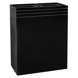 Jardinière haute noire