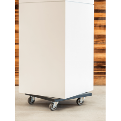 Bac à fleur sur roulettes